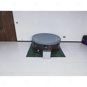 Bañera <span class=keywords><strong>de</strong></span> hidromasaje inflable <span class=keywords><strong>para</strong></span> 6 personas adultas con chorros <span class=keywords><strong>de</strong></span> masaje, <span class=keywords><strong>baño</strong></span> <span class=keywords><strong>de</strong></span> <span class=keywords><strong>burbujas</strong></span>, sistema <span class=keywords><strong>de</strong></span> calefacción portátil <span class=keywords><strong>para</strong></span> exteriores - Product Image 4