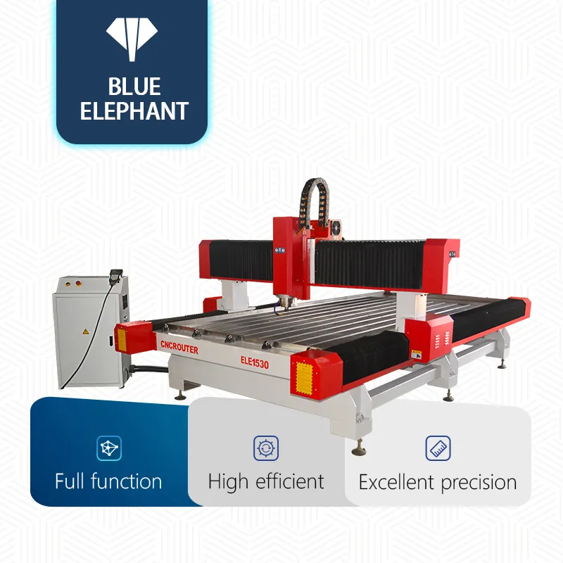 Cnc เครื่องเราเตอร์สำหรับหิน1530 3D ประติมากรรมหินจดหมายเครื่องแกะสลัก