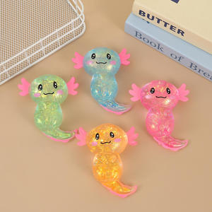 Jouet anti-stress créatif en forme de <span class=keywords><strong>salamandre</strong></span> mignonne, jouet à presser pour enfants, cadeau à presser à la main, petit jouet à rebond lent, <span class=keywords><strong>pendentif</strong></span> Axolotls - Product Image 1