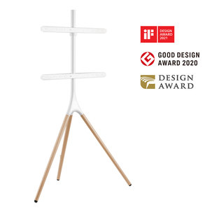 Wood <strong>TV</strong> Mount 45"-65" Inch Modern Livingroom Bedroom Furniture Minimalist Easel Tripod Studio <strong>TV</strong> <strong>Floor</strong> Mounted <strong>Stand</strong> with 3 Legs - Product Image 4
