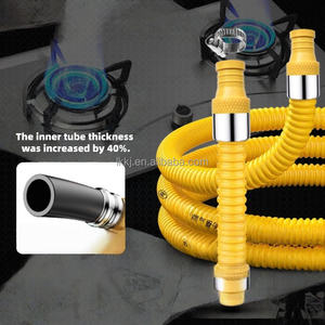 Beş katmanlı kalınlaşmış çelik tel örgülü yüksek basınçlı gaz borusu patlamaya dayanıklı doğal gaz artı hattı plastik tüpler ürün - Product Image 1