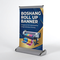 Support de bannière déroulante de table en aluminium léger de haute qualité pour la vente en gros