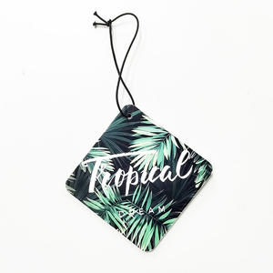 Désodorisant en papier noir découpé en forme d'arbres Désodorisant en papier pour voiture - Product Image 2