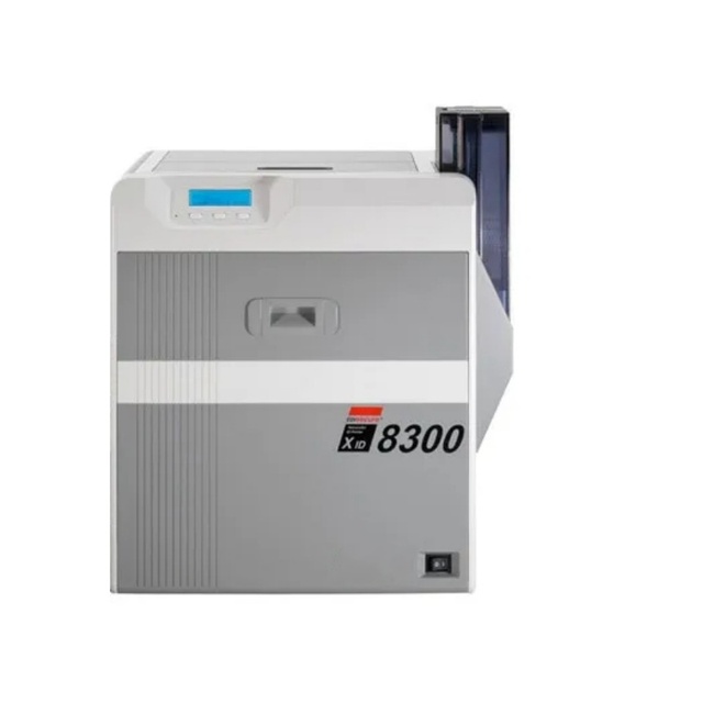 Double side for used XiD8300 Retransfer ID Card Printer with high print quality magnetic stripe encoding id card printer machine