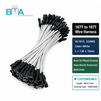 Faisceau de câbles électroniques 187T UL1015 22AWG pour câblage interne d'équipements industriels