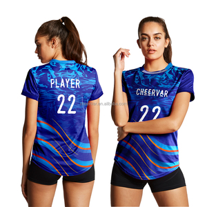 Nouveau produit Maillots de volley-ball à manches courtes Vêtements de volley-ball durables pour femmes - Product Image 3