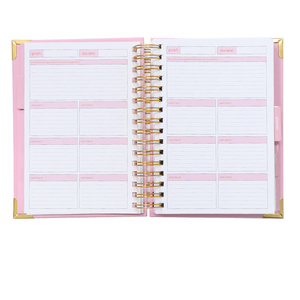 Porterí<span class=keywords><strong>a</strong></span> planificadora y organizadora, tamaño A5, 272 páginas, planificador diario, cubierta <span class=keywords><strong>dura</strong></span>, bolsillos y tachas - Product Image 5