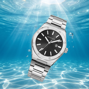 Reloj de Cuarzo Minimalista Luminoso a Prueba de Agua de 42 mm con Logotipo Personalizado, Negro 5A, para Hombre, Reloj de Lujo con Correa de Acero, Proveedor - Product Image 3