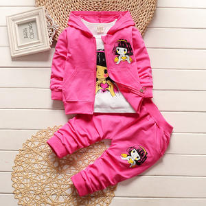 Ensembles de vêtements pour filles en laine mélangée, vêtements pour enfants d'automne, 100% coton, provenant d'un fournisseur chinois, achat en ligne - Product Image 3