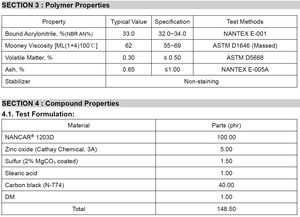 ยางไนไตรล์70% nancar CMB เกรด1203D แห้งผสม nancar 30% โพลีไวนิลคลอไรด์สีเหลืองอ่อน - Product Image 5