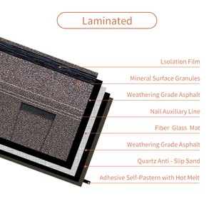 Tejas Arquitectónicas Laminadas de <span class=keywords><strong>Asfalto</strong></span> de Color a <span class=keywords><strong>Precio</strong></span> Económico - Product Image 3