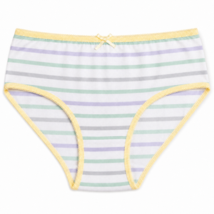 Mutandine per Bambine 100% Cotone, <span class=keywords><strong>Slip</strong></span> a Triangolo con Stampa Gatto Carina, Set da 3 Pezzi con Fiocco Pastello per la Scuola e l'Uso Quotidiano - Product Image 4