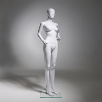 M086-BBTZ Mannequin féminin en plastique blanc non peint 100% sans COV, recyclable, inodore, sans revêtement chimique