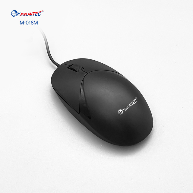 New USB Wired Lightweight Cute Office Mouse Plug&Play 3D Button Ergonomic Optical Mouse for Desktop & Laptop