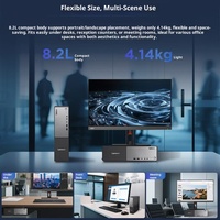 Nouvel ordinateur de bureau Lenovo ThinkCentre S500 Slim, Intel Ultra7 265, 8 Go/16 Go de RAM, SSD 256 Go/512 Go, idéal pour le bureau, le codage, le CAO et la conception