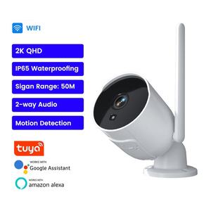 Caméra <span class=keywords><strong>de</strong></span> sécurité sans fil Tuya Smart Life pour extérieur, étanche IP65, avec interphone audio bidirectionnel - Product Image 1