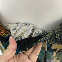 Pantalones Capri de Cintura Alta y Pierna Ancha para Mujer, Talla Grande, Estampado Floral, Cierre con Cordón, Estilo Vintage, Verano