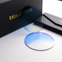 Lentes Fotocromáticas Grises EXIA X6B, Color Base Degradado Azul, SHMC UV400, Lentes de Sol