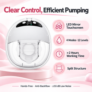 Tiralatte Mani Libere MY-390 per Mamme Lavoratrici, con Funzionamento Silenzioso e Display LED - Product Image 4