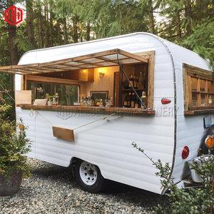 Remorque de nourriture Vintage de <span class=keywords><strong>Bar</strong></span> Mobile chariot de Hot-Dog chariot de bonbons camion de Tacos remorque de nourriture chariot de crème glacée entièrement équipé - Product Image 5