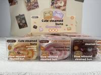 Squishy - Super moelleux, ultra-doux, adorable, en forme de petit pain vapeur, délicieusement collant, PU Factory OPP
