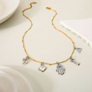Necklace <b>for</b> Women Stainless Steel Cross Border Multi Innovative Exclusive Design Protection Skin Friendly Material - Product Image 1