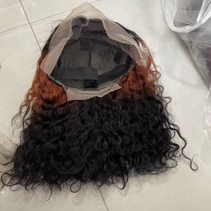 Parrucche da donna con onda corta effetto <span class=keywords><strong>acqua</strong></span> 13x4, nere, di grado 12A, 100% capelli umani, con lavorazione Spotlight Processing - Product Image 6