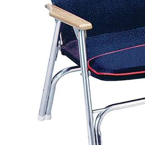 Prix d'usine Accessoires pour bateaux Chaise pliante en toile avec tube en aluminium de couleur bleue - Product Image 2