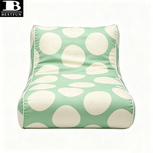 Sofá Inflable Premium Cubierto de Tela, Flotador de <span class=keywords><strong>Piscina</strong></span> con Diseño de Puntos, <span class=keywords><strong>Silla</strong></span> Flotante para Adultos y Niños, para <span class=keywords><strong>Piscina</strong></span>, Playa, Lago o Río - Product Image 1