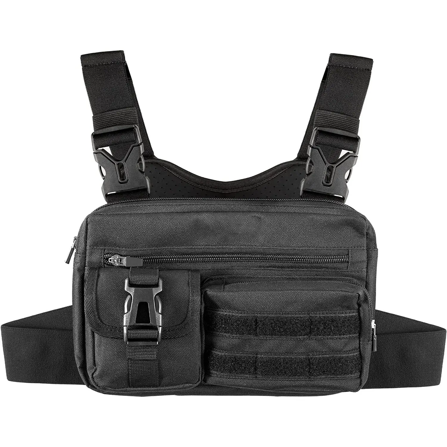 High Quality Waterproof Custom OEM ODM Sports Utility Bolsa De Pecho Chest Rig Pack Men's Chest Bag For Daily