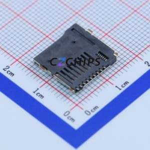 TF-15x15 SD Card / Memory Card Connector SMD Connector Self-Return Type MicroSD Card (TF Card) Card Holder With - Product Image 2