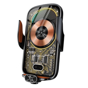 <span class=keywords><strong>Support</strong></span> de chargement rapide sans fil 15W pour <span class=keywords><strong>voiture</strong></span> <span class=keywords><strong>Support</strong></span> de téléphone à navigation magnétique à induction <span class=keywords><strong>automatique</strong></span> - Product Image 6