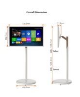 24 27 32 Zoll Home Entertain ment LCD Drahtloser Touchscreen-Monitor Freistehende Android Smart TV Live-Streaming-Maschine