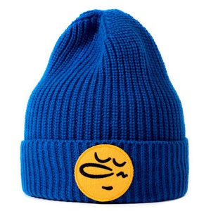 Custom Beanie Woven Label Tag Patch Manufacturer Y2K Beanies Winter <b>Warm</b> <b>Hat</b> Jacquard Knitted <b>Hats</b> Beanie Ribbed Knitted <b>Hats</b> - Product Image 6