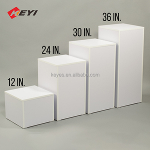 Highly Recommended Custom Black and White <strong>Plinth</strong> Pedestal / <strong>Wood</strong> <strong>Plinth</strong> - Product Image 6
