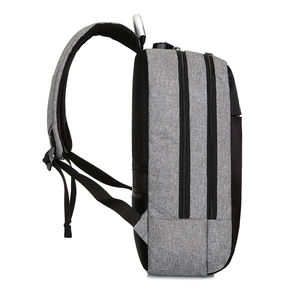 Omaska-<span class=keywords><strong>mochila</strong></span> <span class=keywords><strong>para</strong></span> ordenador portátil de 17 <span class=keywords><strong>pulgadas</strong></span>, morral grande resistente al agua con cargador USB - Product Image 3