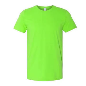 T-shirts 100% coton biologique respectueux de l'environnement Vêtements décontractés tricotés surdimensionnés confortables avec des t-shirts tendance en coton 100% de coupe ample - Product Image 1