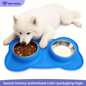 Support de gamelle en silicone détachable pour chat, gamelle pour nourriture et eau, écologique, pour chat, chaton, petit et moyen chien - Product Image 1