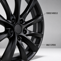 Jantes de voiture en aluminium forgé noir satiné de 20 pouces, haute qualité, légères, 5x120, adaptées à la Tesla Model X