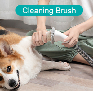 गर्म बिक्री शांत ब्रश क्लिपर कम शोर पालतू रबर और सिलिकॉन शेवर क्लीनर के साथ वैक्यूम - Product Image 3