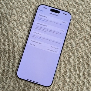 ขายส่ง <span class=keywords><strong>iPhone</strong></span> 16 Pro Max คุณภาพสูง เกรด A+ สภาพ 99% ใหม่ ขนาด 6.9 นิ้ว แบตเตอรี่ 4685mAh รองรับ <span class=keywords><strong>Esim</strong></span> ปลดล็อคแล้ว โทรศัพท์แท้ 5G CDMA LTE - Product Image 4