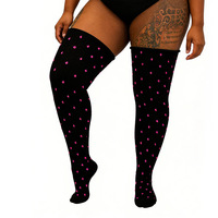 Chaussettes de compression montantes grande taille pour femmes, à compression graduée, pour mollets larges, idéales pour les voyages, le travail et le quotidien