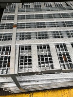 Grille en acier robuste pour routes minières et plateformes de criblage