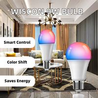 Bombilla Inteligente RGB con Puerto de Rosca E27, Lámpara LED USB Inalámbrica para Exteriores, Sensor de Movimiento, Control Remoto, Recargable con Energía Solar