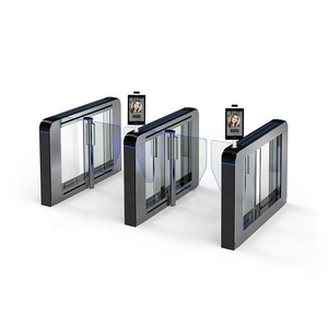 Sang trọng Swing turnstile mặt nhận dạng vân tay cổng rào cản cho quản lý An ninh trường học - Product Image 1