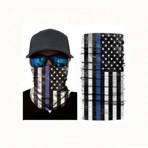 Pañuelo Tubular Delgado con Estampado de Línea Azul para Protección Solar UV, Cubre Rostro y Cuello, Ideal para Uso en Exteriores, Venta al por Mayor - Product Image 1