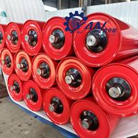 Système de convoyeur à rouleaux en acier durable, avec galets de retour, pour l'exploitation minière du charbon, les carrières et les ports