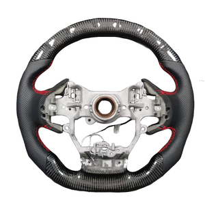 Volante Deportivo de Fibra de Carbono Real con LED Inteligente para <span class=keywords><strong>Lexus</strong></span> ES LS <span class=keywords><strong>UX</strong></span> 2017 2018 2019 2020 2021 <span class=keywords><strong>2022</strong></span> 2023 2024 GS 15-21 - Product Image 6