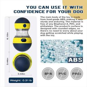 Juguetes Interactivos para Perros, Juguetes Indestructibles para Cachorros, Dispensador de Comida Ajustable, Rompecabezas para Perros, Comedero con Fugas de Comida, Juguetes para Perros - Product Image 5