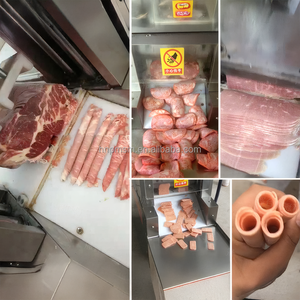 Machine de découpe professionnelle électrique pour viande congelée (<span class=keywords><strong>poulet</strong></span>, salami, jambon, viande séchée) et blocs de viande, fabriquée en Chine - Product Image 6